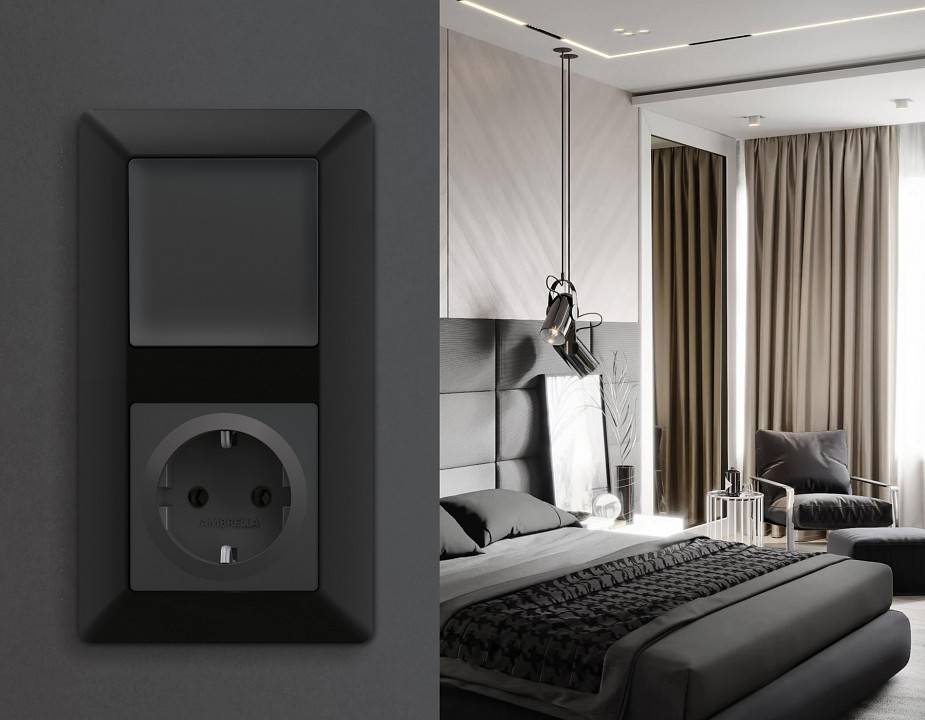 Рамка на 2 поста Ambrella Volt Line AF110702