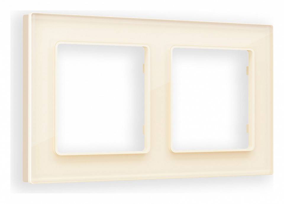 Рамка на 2 поста Ambrella Volt Platos Стекло органическое AF330302