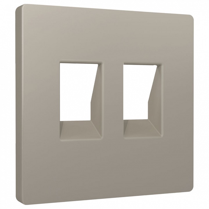 Накладка для розетки RJ-11 или RJ-45 Ambrella Volt ALFA AP3721