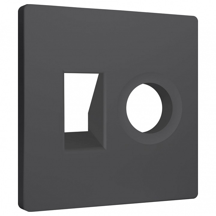 Накладка для ТВ-розетки и RJ-11 или RJ-45 Ambrella Volt ALFA AP9125