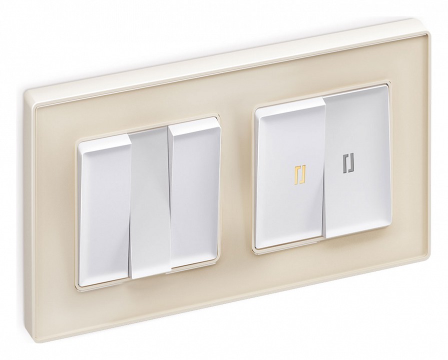 Выключатель трехклавишный без рамки Ambrella Volt Quant MA125010