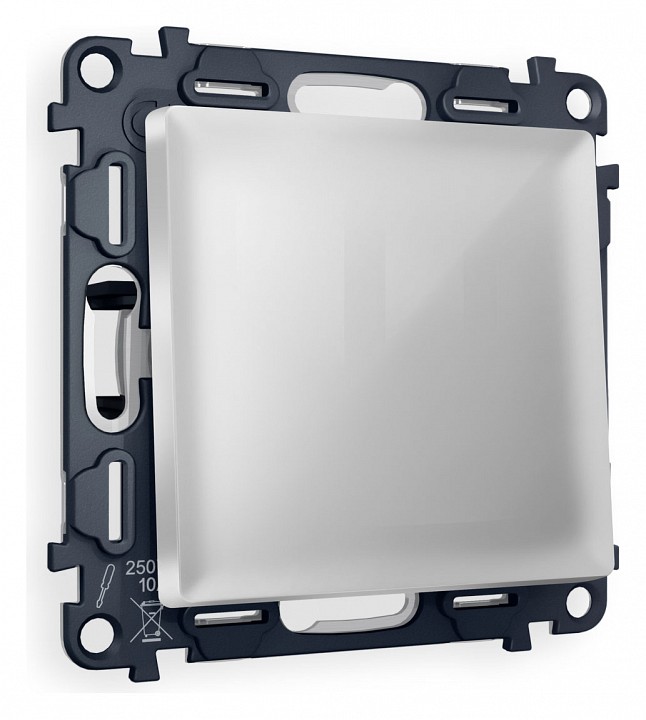 Выключатель одноклавишный без рамки Ambrella Volt Quant MA401010