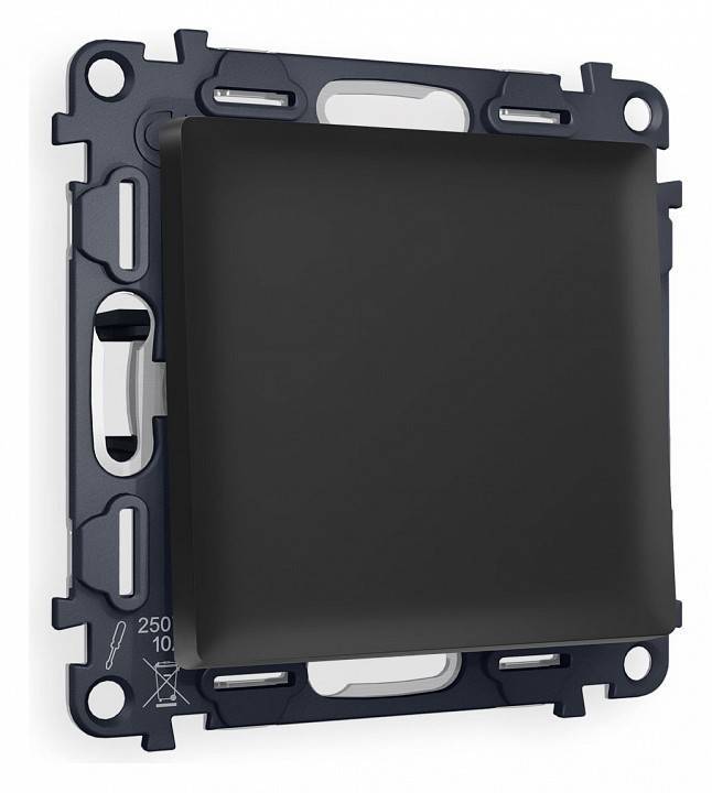 Выключатель перекрестный одноклавишный без рамки Ambrella Volt Quant MA801030