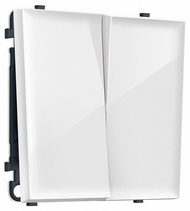 Выключатель двухклавишный без рамки Ambrella Volt MS MS103010