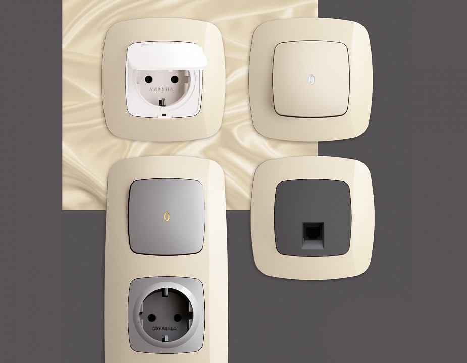 Рамка на 5 постов Ambrella Volt Ecta OF140305