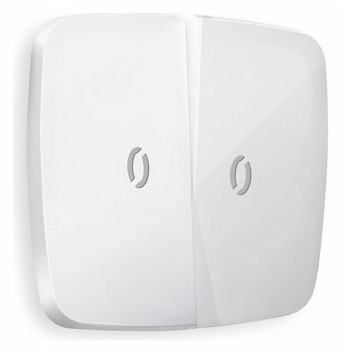 Клавиши для выключателя двухклавишного c подсветкой Ambrella Volt Quant OP1040