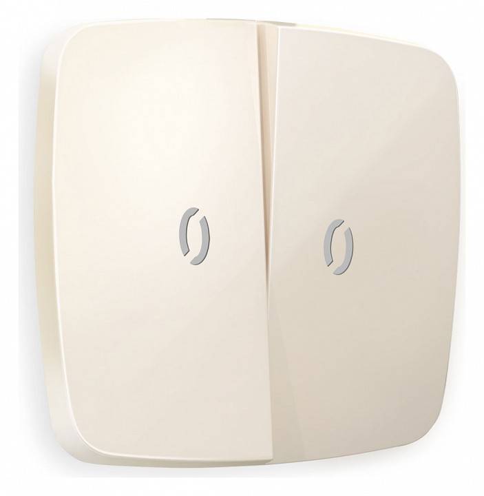 Клавиши для выключателя двухклавишного c подсветкой Ambrella Volt Quant OP3040