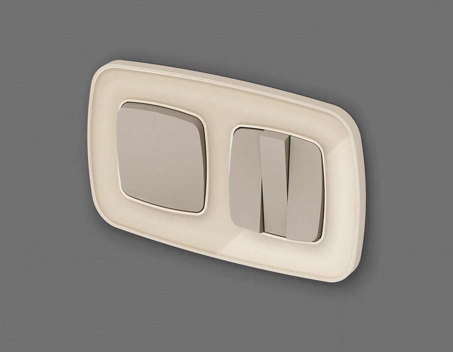 Клавиша для выключателя одноклавишного Ambrella Volt Quant OP3610