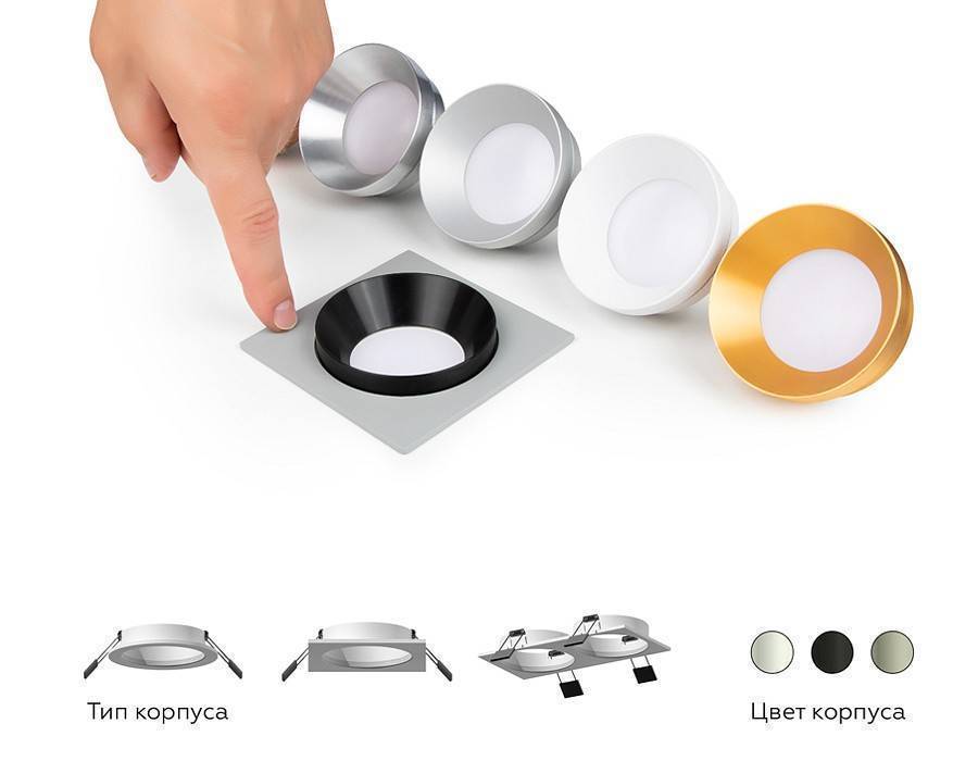 Встраиваемый светильник Ambrella light C C7636