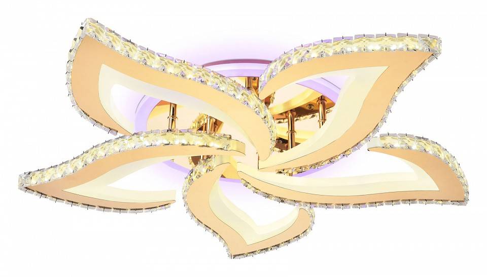 Потолочная светодиодная люстра Ambrella light FA FA1724 108 Вт с пультом FA1724