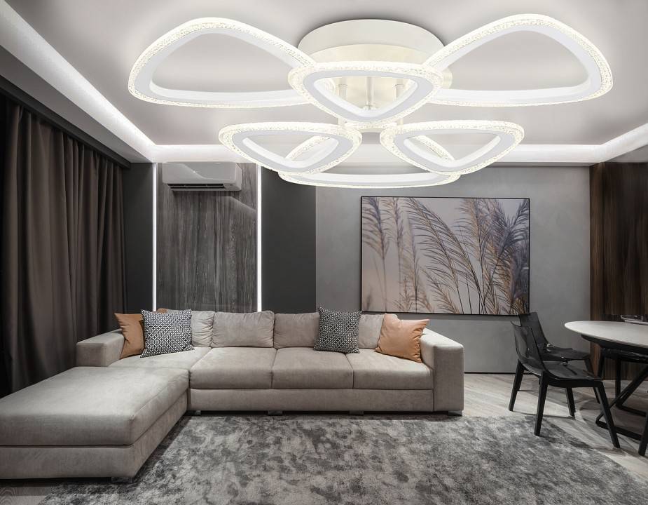 Потолочная светодиодная люстра Ambrella light FA FA4512 108 Вт с пультом FA4512