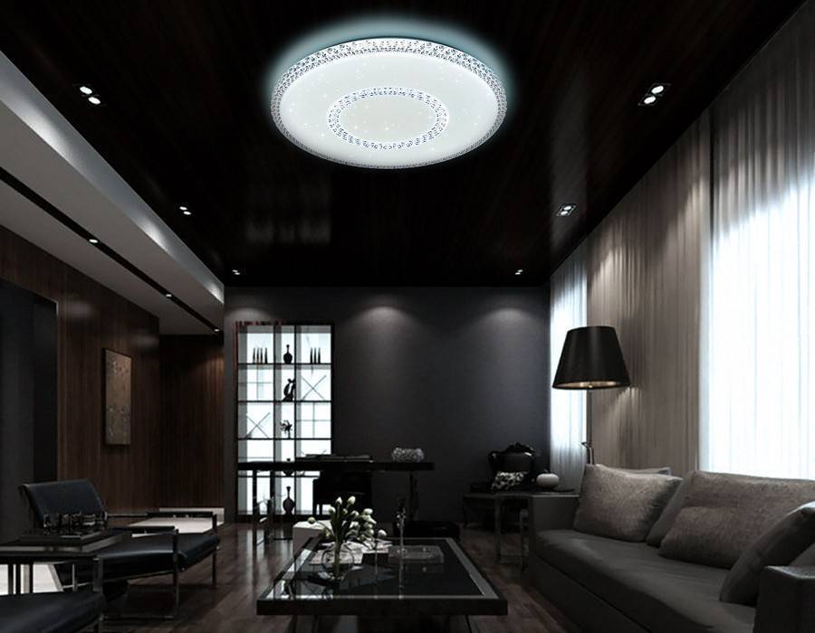 Накладной светильник Ambrella light Orbital Crystal 48 Вт FF98