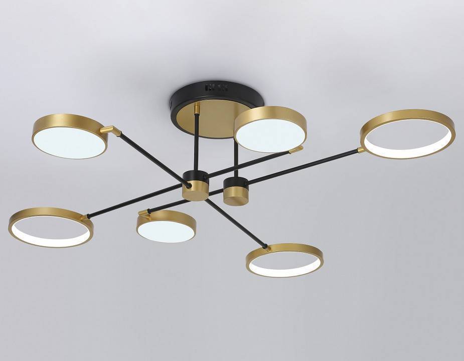 Люстра на штанге Ambrella light Fusion 7 ламп FL5157