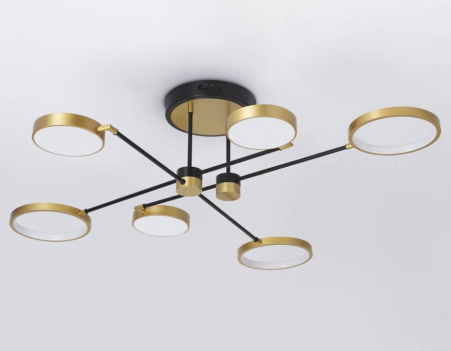 Люстра на штанге Ambrella light Fusion 7 ламп FL5157