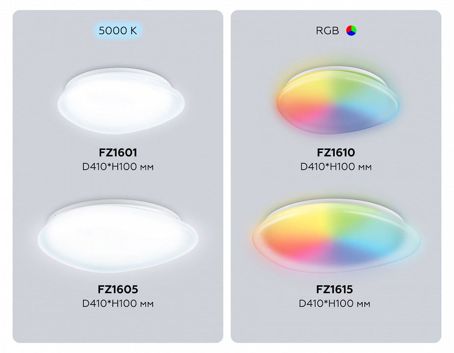 Накладной светильник Ambrella Light ORBITAL FZ1615