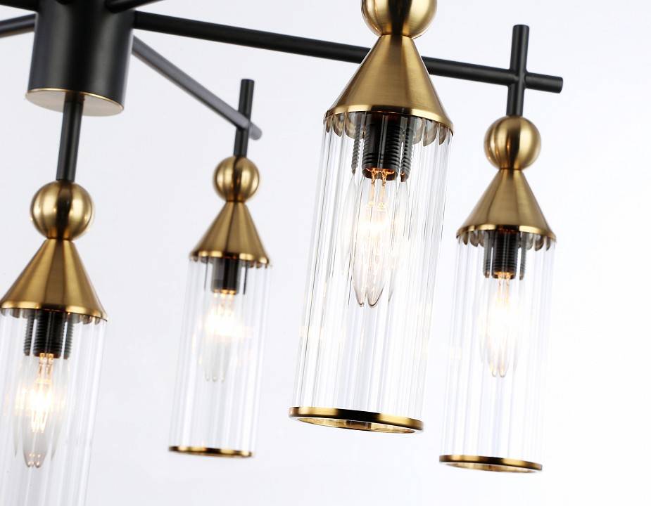 Люстра на штанге Ambrella Light LH 7 ламп LH55257