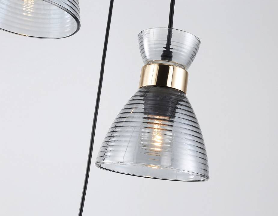 Подвесной светильник Ambrella light TR TR3408 1xE27 черный/золото TR3408