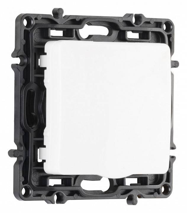 Розетка влагозащищенная с заземлением и со шторкой с крышкой Arte Milano am-217 217.41-1.white