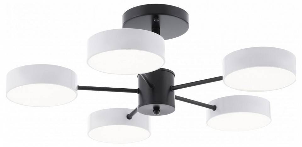 Люстра на штанге Arte Milano Ferrara 5 ламп светодиодная 250906/5B Wh