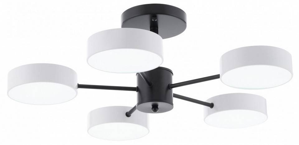 Люстра на штанге Arte Milano Ferrara 5 ламп светодиодная 250906/5B Wh