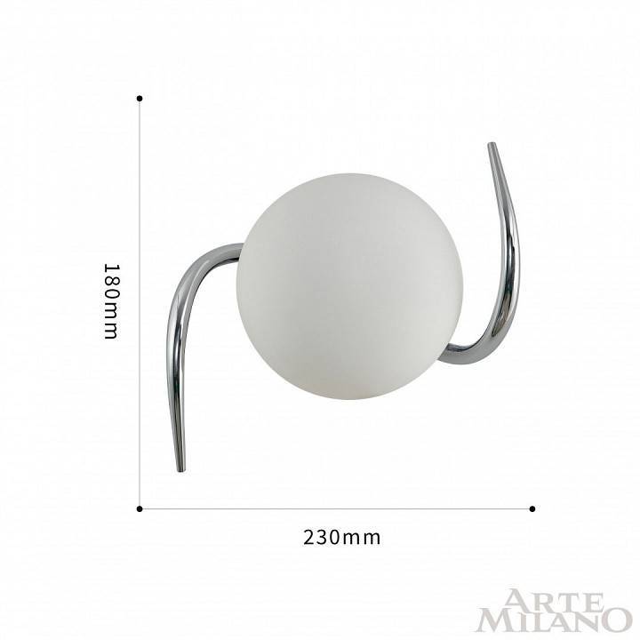 Бра Arte Milano Neapolis 71007 1 лампа 271007/1B Ni