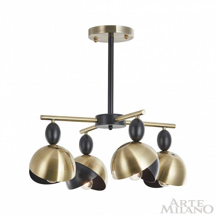 Люстра на штанге Arte Milano Neapolis-71307 271307/4 BK/GD