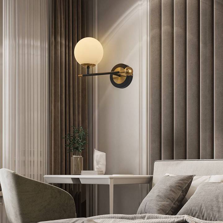 Бра Arte Milano Neapolis-72708 272808/1B BK/GD