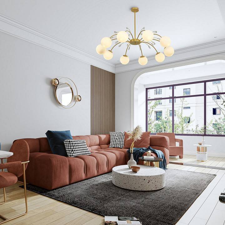 Люстра на штанге Arte Milano Neapolis 273802/10 GD