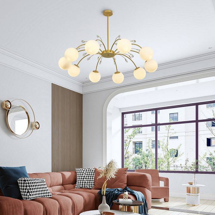 Люстра на штанге Arte Milano Neapolis 273802/10 GD