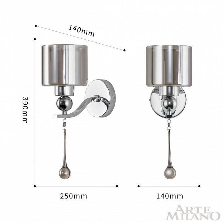 Бра Arte Milano Neapolis-79207 279207/1B Ni