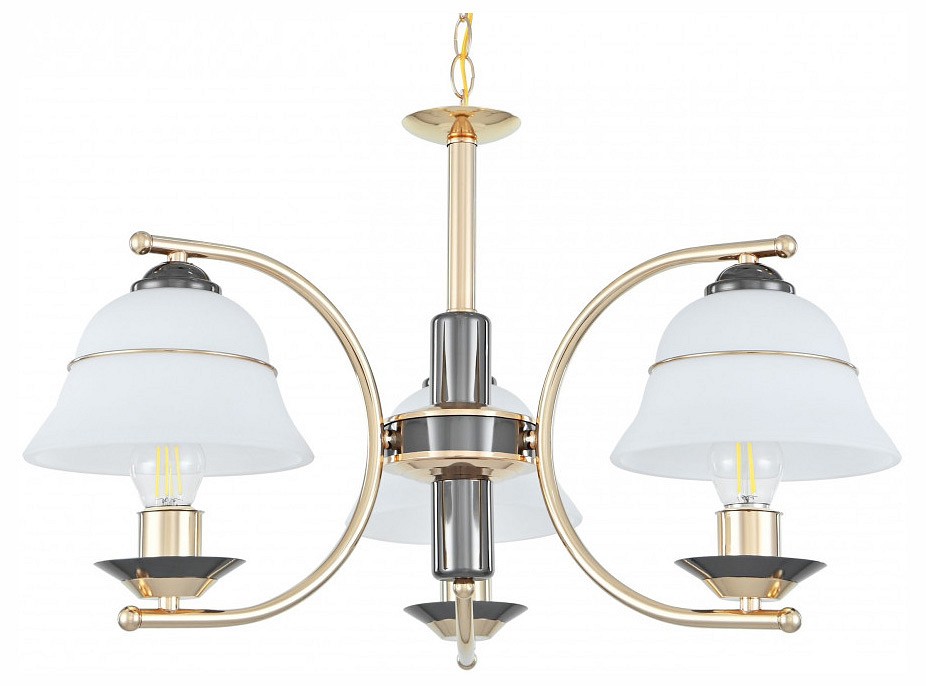 Подвесная люстра Arte Milano Florentia-1240 301240/3 Bk/Gd