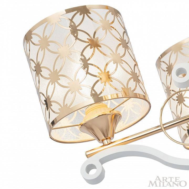 Подвесная люстра Arte Milano Florentia-3097 3 ламп 303097/3 Wh/Gd