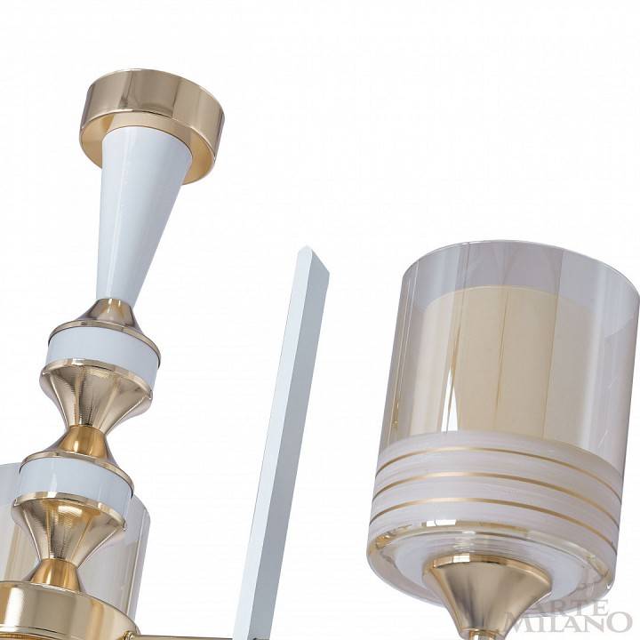 Подвесная люстра Arte Milano Florentia-6087 3 ламп 306087/3 Wh/Gd