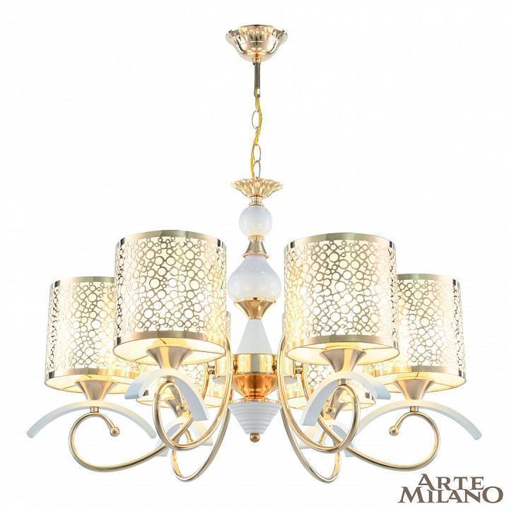 Подвесная люстра Arte Milano Florentia-9787 309787/6 Wh/Gd