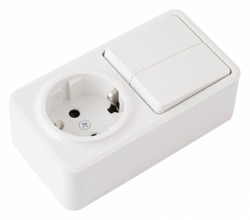 Блок с выключателями двухклавишными Arte Milano am-310 310.53-1.white