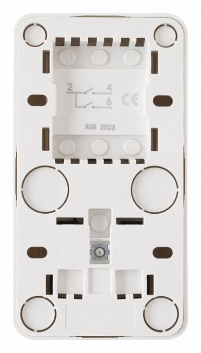 Блок с выключателями двухклавишными Arte Milano am-310 310.53-1.white