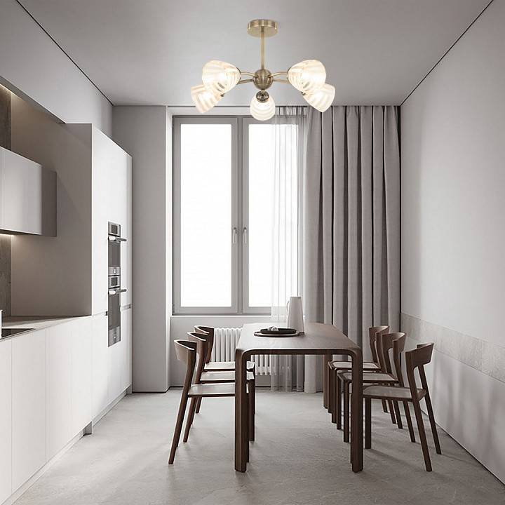 Люстра на штанге Arte Milano Napoli 5 ламп 320107/5 AB