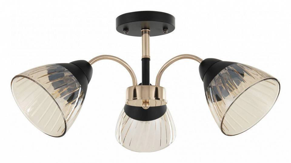 Люстра на штанге Arte Milano Napoli 3 лампы 320119/3 FG+BK