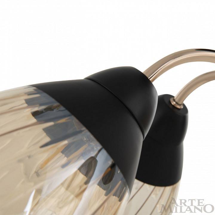 Люстра на штанге Arte Milano Napoli 3 лампы 320119/3 FG+BK