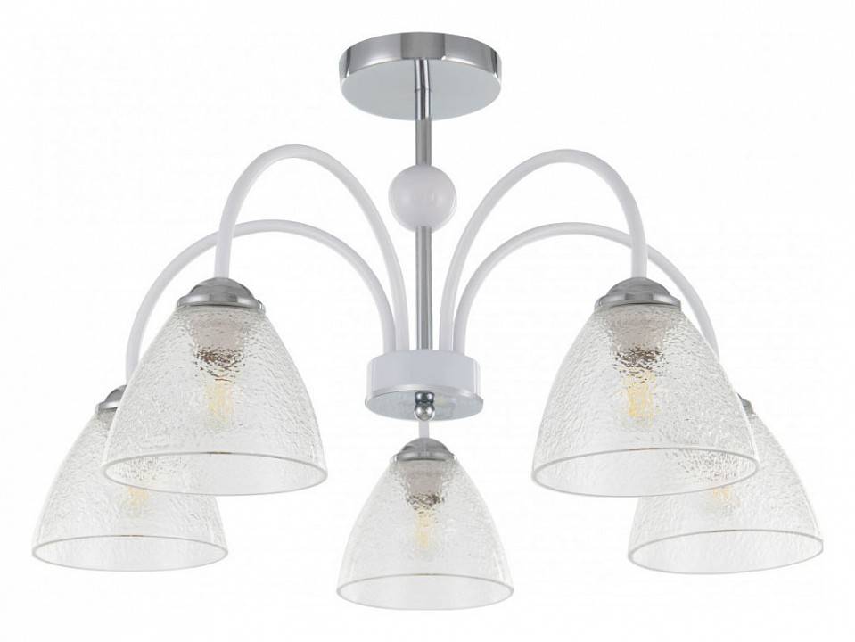Люстра на штанге Arte Milano Napoli 5 ламп 321410/5 CR+WH