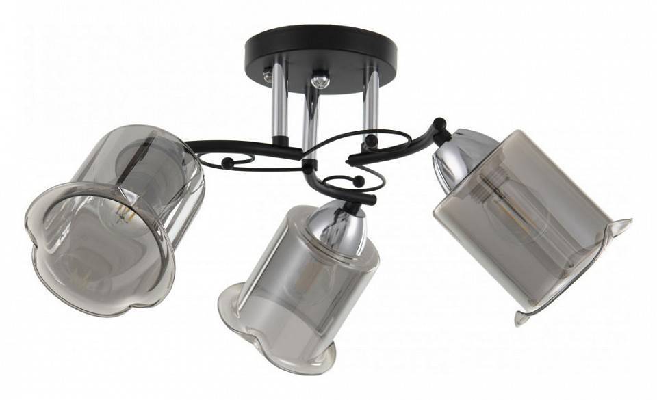 Потолочная люстра Arte Milano AMALFI 3 лампы 323219/3 CR+BK