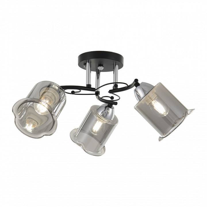Потолочная люстра Arte Milano AMALFI 3 лампы 323219/3 CR+BK