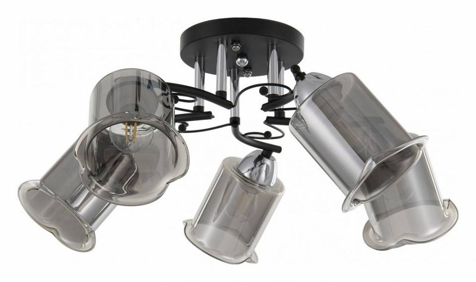 Потолочная люстра Arte Milano AMALFI 5 ламп 323219/5 CR+BK