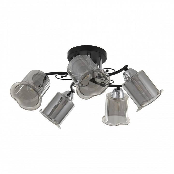 Потолочная люстра Arte Milano AMALFI 5 ламп 323219/5 CR+BK