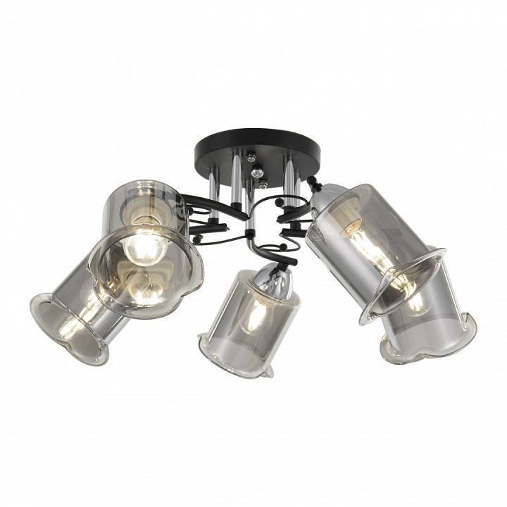 Потолочная люстра Arte Milano AMALFI 5 ламп 323219/5 CR+BK