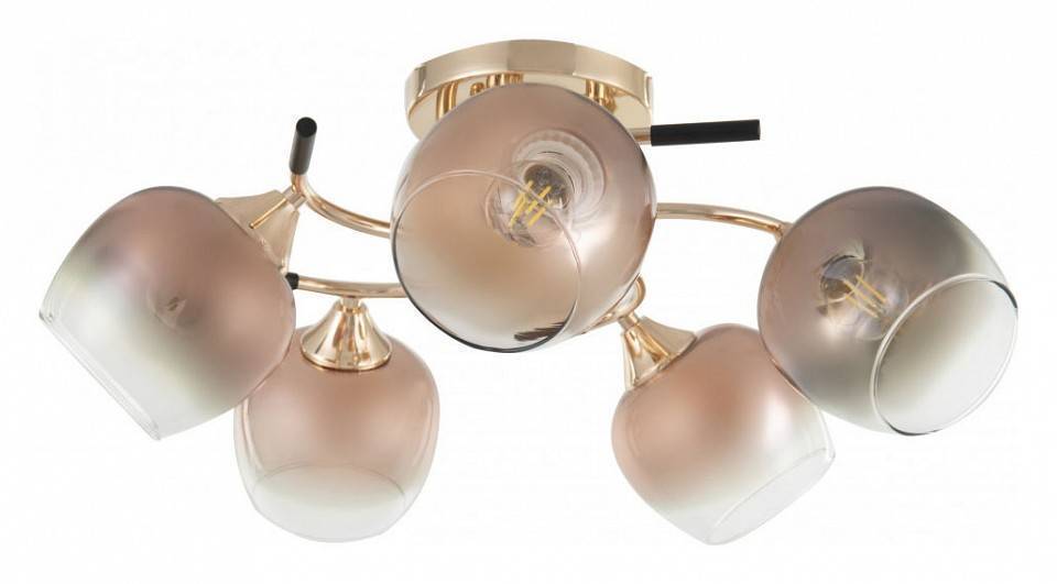 Потолочная люстра Arte Milano AMALFI 5 ламп 324985/5 FG+BK