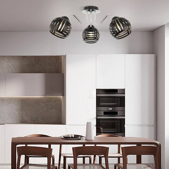 Потолочная люстра Arte Milano AMALFI 3 лампы 325107/3 BK.CR