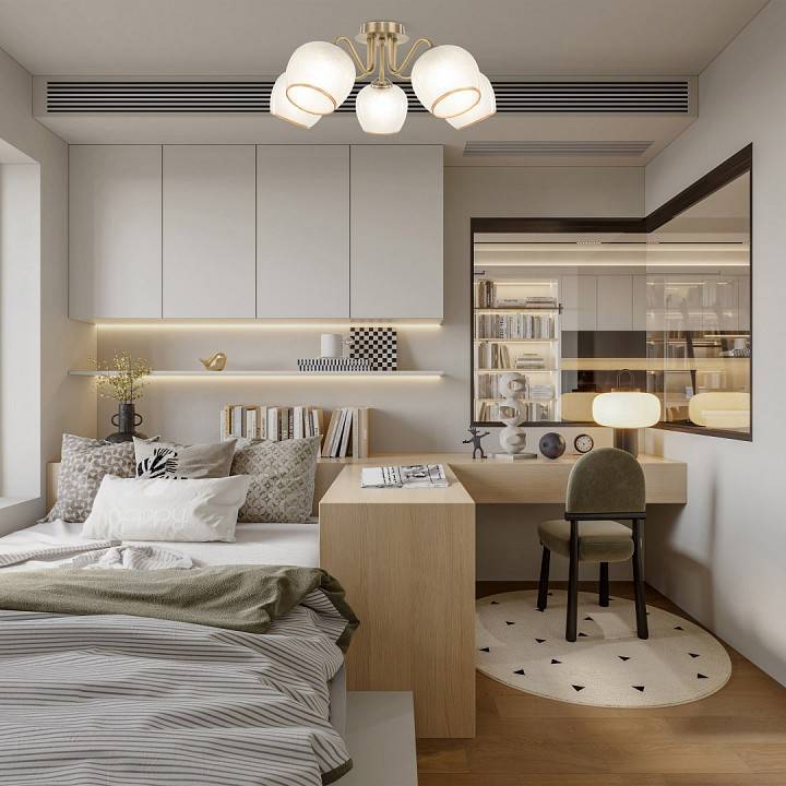 Потолочная люстра Arte Milano AMALFI 5 ламп 326107/5B AB