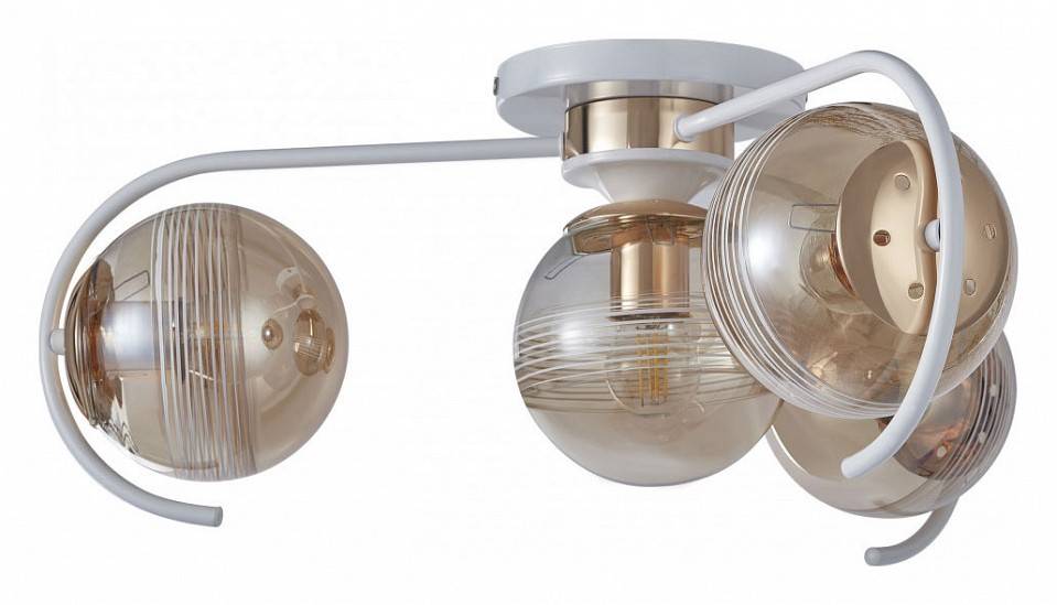 Потолочная люстра Arte Milano AMALFI 4 лампы 326208/3+1 WH+FG