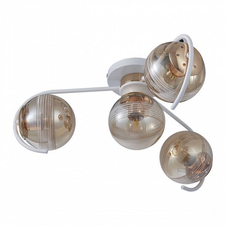 Потолочная люстра Arte Milano AMALFI 4 лампы 326208/3+1 WH+FG